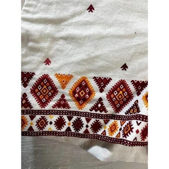 Loft‎ Ann Taylor Linen Blend Riviera Shorts Bohemian Aztec Print Size 0 - Picture 5 of 8